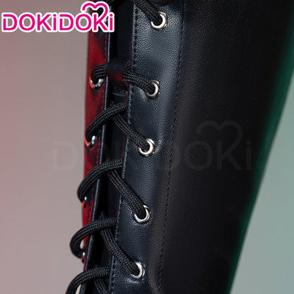 DokiDoki Game Cosplay Shoes Black Boots