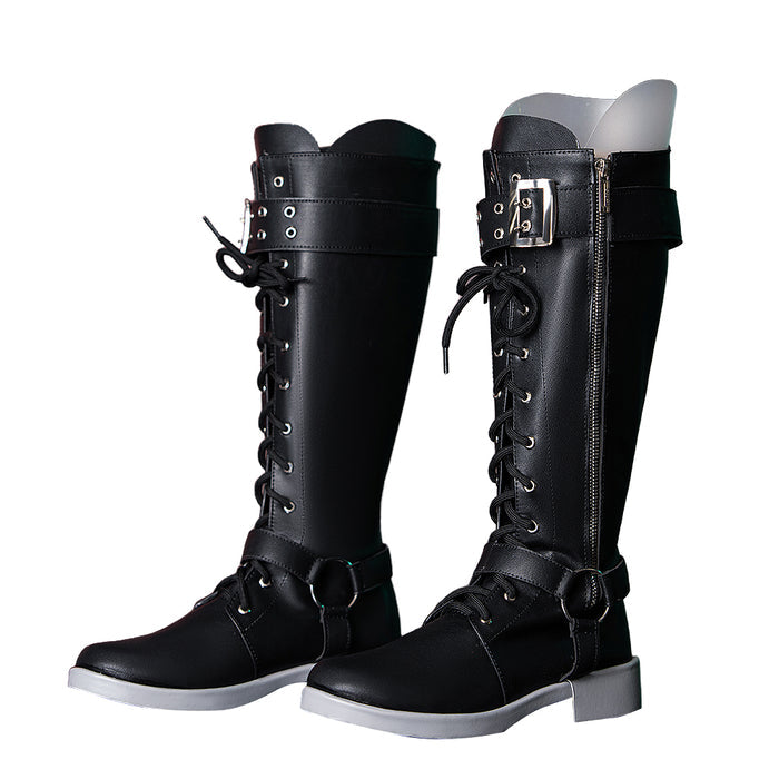 DokiDoki Game Cosplay Shoes Black Boots