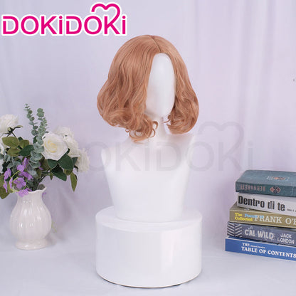 DokiDoki Game Cosplay Wig Short Brown Hair
