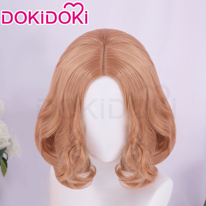 DokiDoki Game Cosplay Wig Short Brown Hair