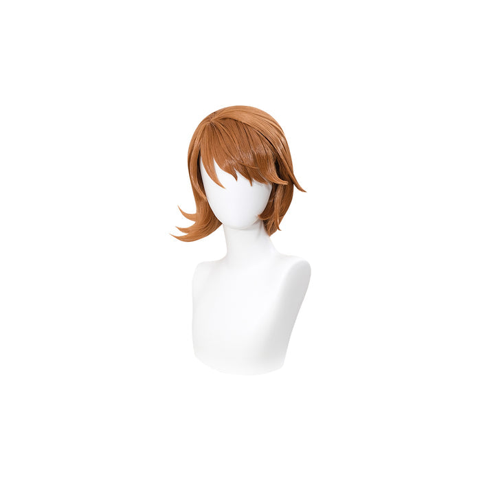 DokiDoki Game Cosplay Wig Short Straight Brown Hair