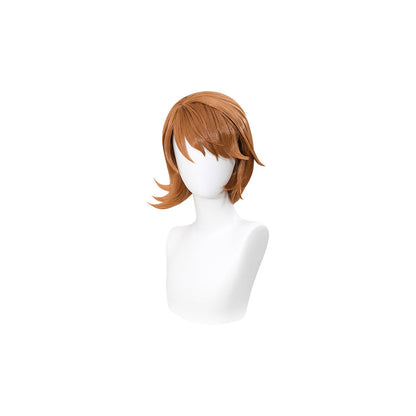 DokiDoki Game Cosplay Wig Short Straight Brown Hair
