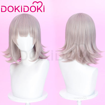 DokiDoki Game Cosplay Wig Short Straight Pink Hair