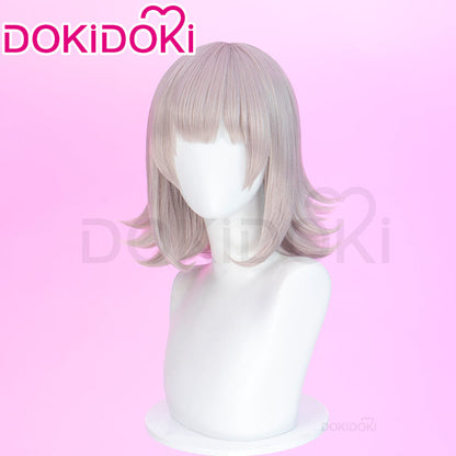 DokiDoki Game Cosplay Wig Short Straight Pink Hair