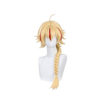 DokiDoki Game Fate / Grand Order Cosplay Richard I the Lionheart Wig Long Straight Yellow Hair FGO
