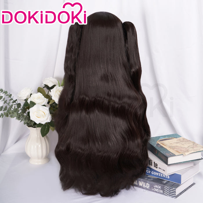 DokiDoki Game Fate/stay night Cosplay Tohsaka Rin Wig Long Brown Hair
