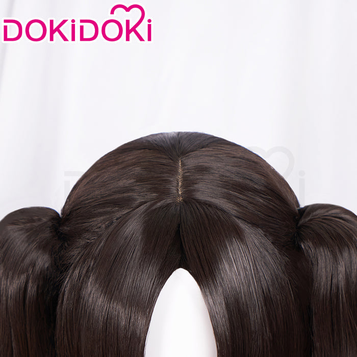 DokiDoki Game Fate/stay night Cosplay Tohsaka Rin Wig Long Brown Hair
