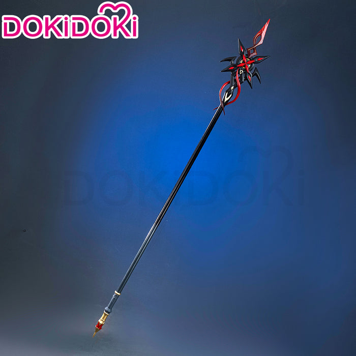 DokiDoki Game Genshin Impact Fontaine Fatui Harbinger Cosplay The Knave Arlecchino Prop Weapon