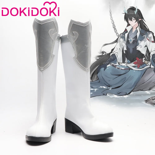 DokiDoki Game Honkai: Star Rail Cosplay Dan Feng Imbibitor Lunae Cosplay Shoes Danfeng Danheng