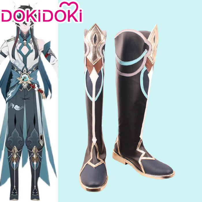 DokiDoki Game Honkai: Star Rail Cosplay Dan Heng Imbibitor Lunae Cosplay Shoes Danheng