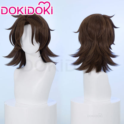 DokiDoki Game Honkai: Star Rail Cosplay Gallagher  Wig Short Straight Blond Hair