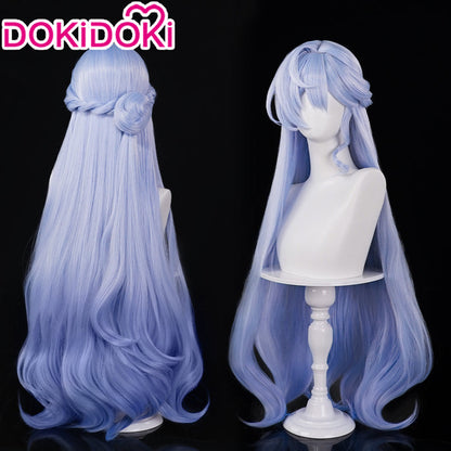 DokiDoki Game Honkai: Star Rail Cosplay Robin Wig Long Curly Purple Hair