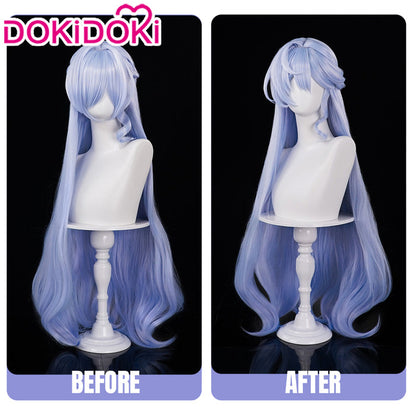 DokiDoki Game Honkai: Star Rail Cosplay Robin Wig Long Curly Purple Hair