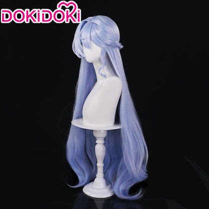 DokiDoki Game Honkai: Star Rail Cosplay Robin Wig Long Curly Purple Hair
