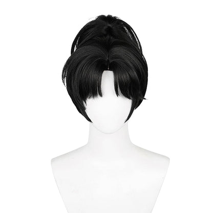 DokiDoki Game Reverse:1999 Cosplay Nai Maang Dik Si An-an Lee Wig Straight Black Ponytail Hair An'an