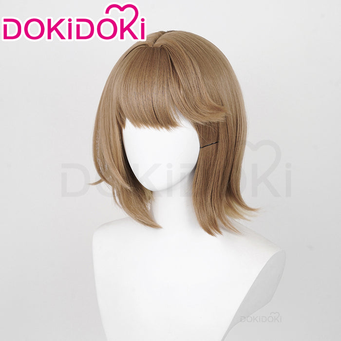 DokiDoki Game Reverse:1999 Cosplay Regulus Wig Short Straight Brown Hair
