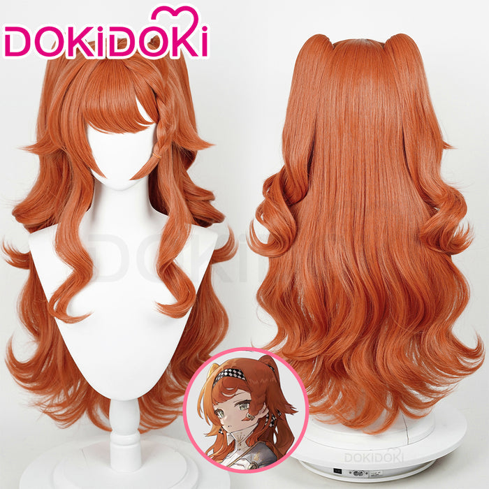 DokiDoki Game Reverse:1999 Cosplay Sonetto Wig Long Curly Orange Hair