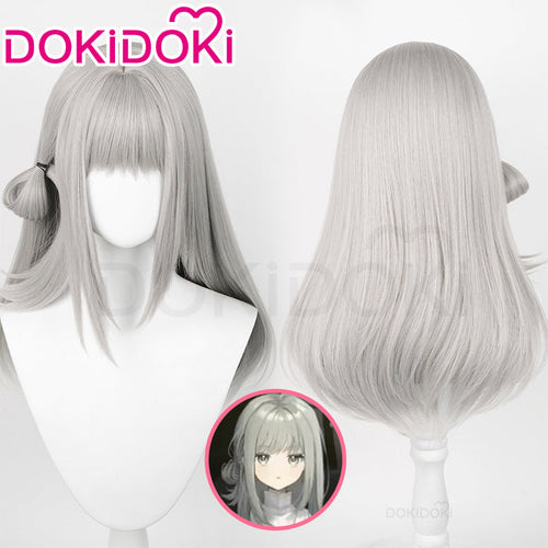 DokiDoki Game Reverse:1999 Cosplay Vertin Wig Long Straight Silver Hair
