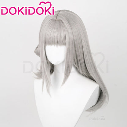DokiDoki Game Reverse:1999 Cosplay Vertin Wig Long Straight Silver Hair
