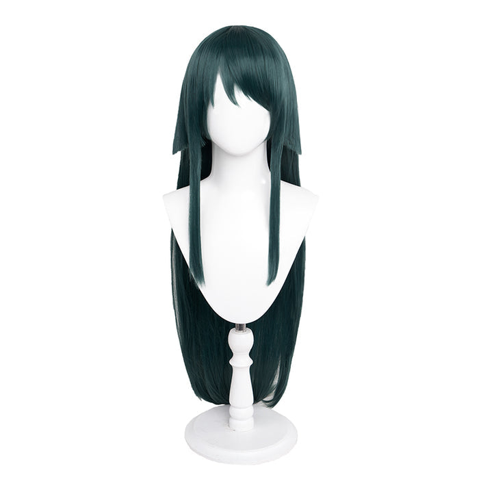 DokiDoki Game The Song of Saya Cosplay Saya Wig Long Green