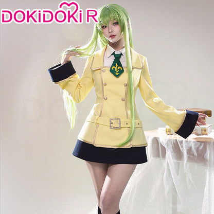 DokiDoki-R Anime Cosplay Costume Yellow Uniform
