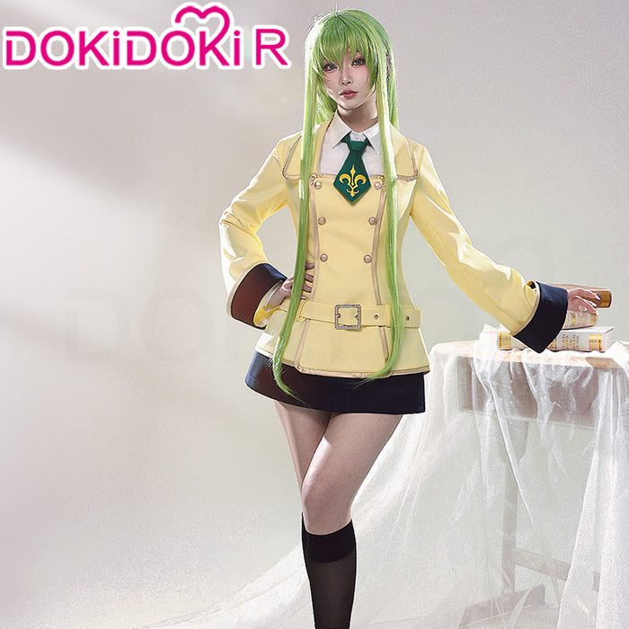 DokiDoki-R Anime Cosplay Costume Yellow Uniform