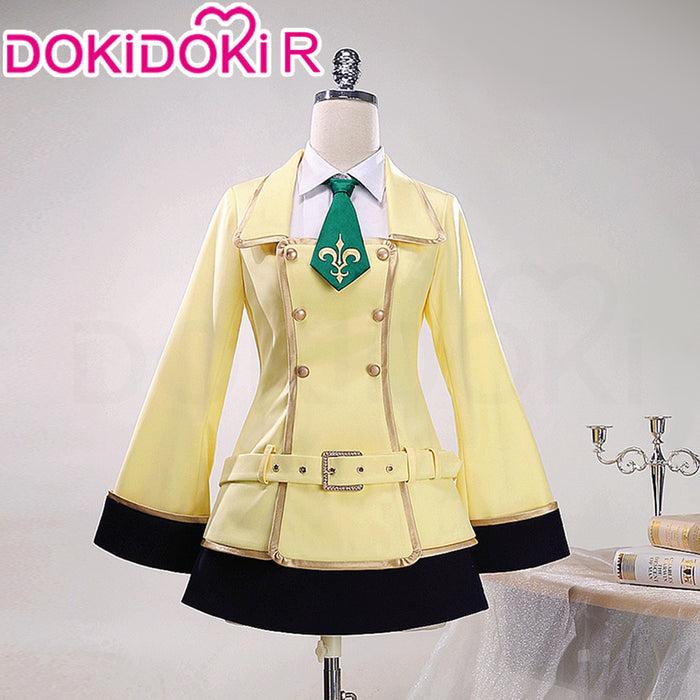 DokiDoki-R Anime Cosplay Costume Yellow Uniform