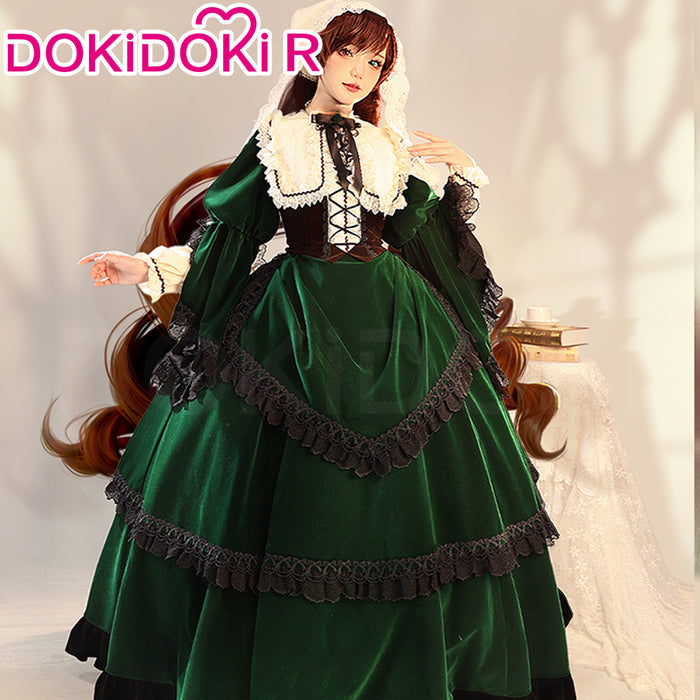 Dokidoki-R Anime Rozen Maiden Cosplay Sui sei seki Cosplay Costume Lolita Jade Stern Suiseiseki