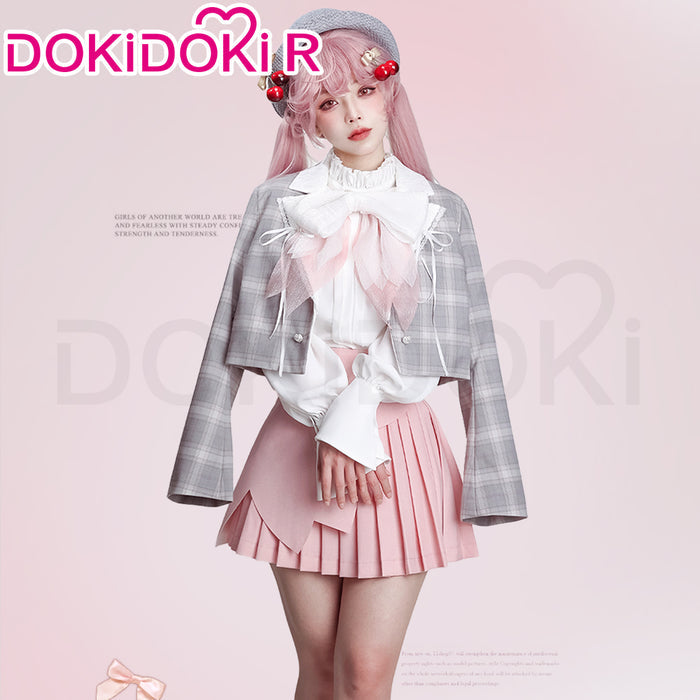 DokiDoki-R Cosplay Cosplay Costume Hanami Sakura Pink Suit