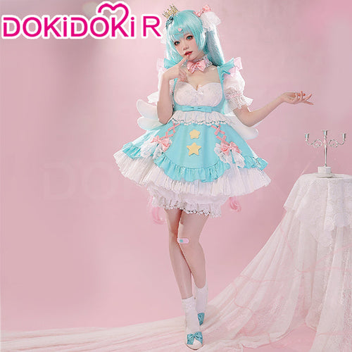 DokiDoki-R Cosplay Costume TENITOL Yumekawa Princess Unicorn Dress
