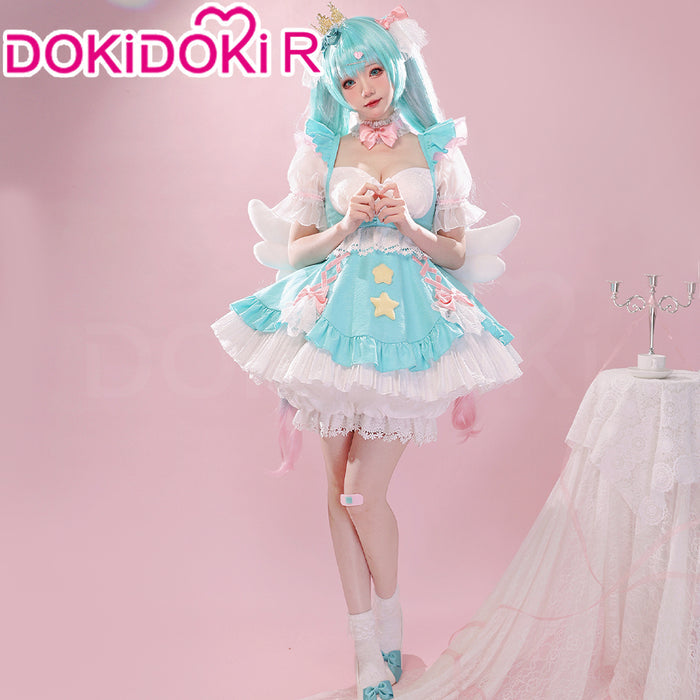 DokiDoki-R Cosplay Costume TENITOL Yumekawa Princess Unicorn Dress