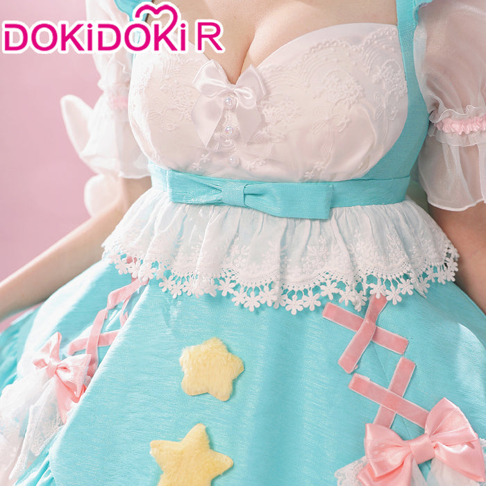 DokiDoki-R Cosplay Costume TENITOL Yumekawa Princess Unicorn Dress