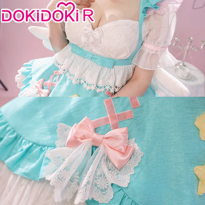 DokiDoki-R Cosplay Costume TENITOL Yumekawa Princess Unicorn Dress