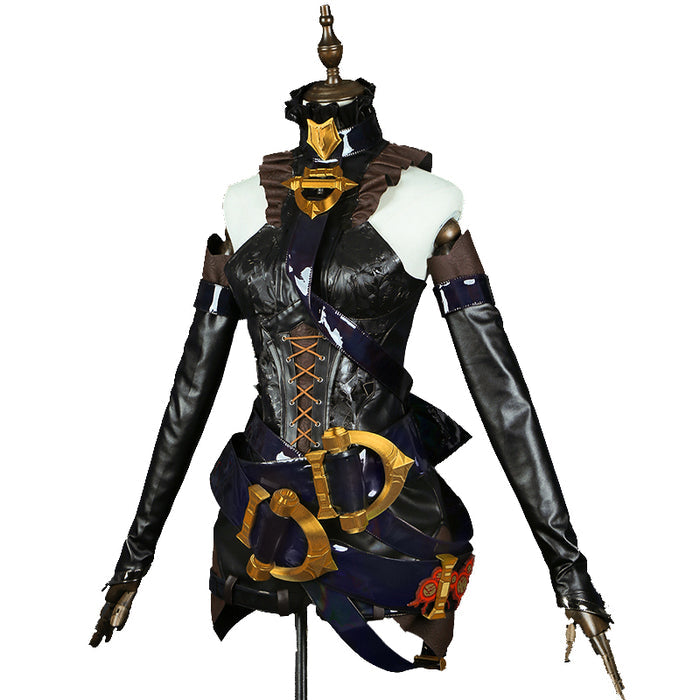DokiDoki-R Game Cosplay Costume Black