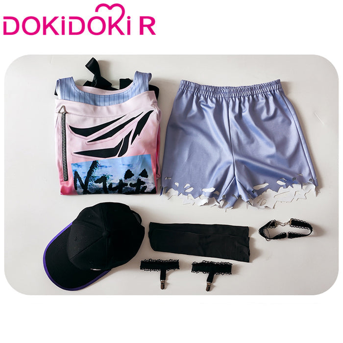 DokiDoki-R Game Prooject Sekaai Colorful Staage! Cosplay Akiyamaa Mizukii Costume IDSMAILE