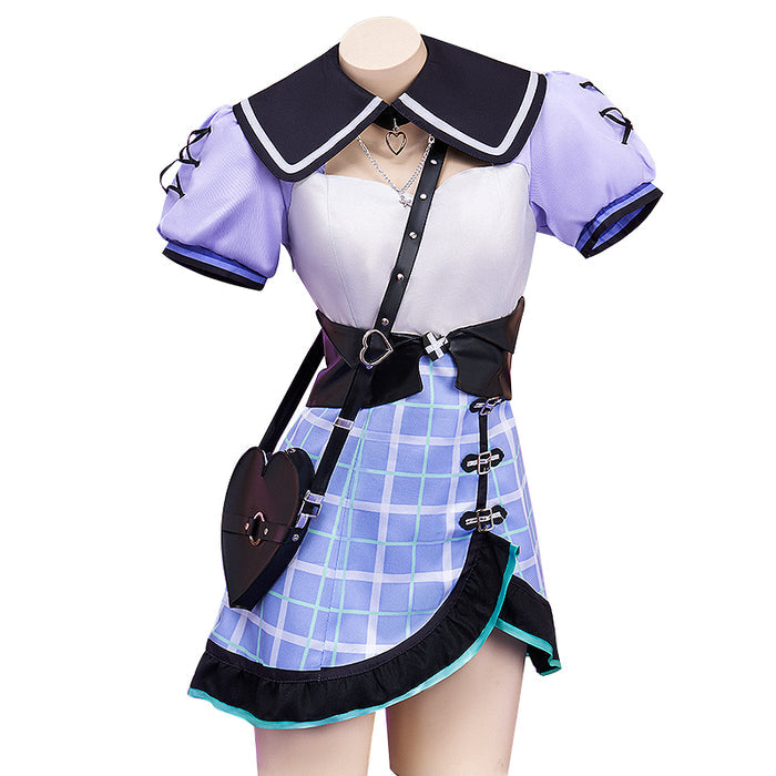DokiDoki-R Game Prooject Sekaai Colorful Staage! Nandesu  Cosplay Asahinas Mafuyuu Costume