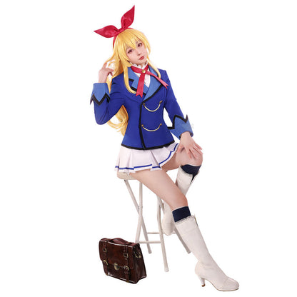DokiDoki-SR Anime Aikatsu! Idol Activity Cosplay Hoshimiya Ichigo / Nijino Yume Cosplay Costume Uniform
