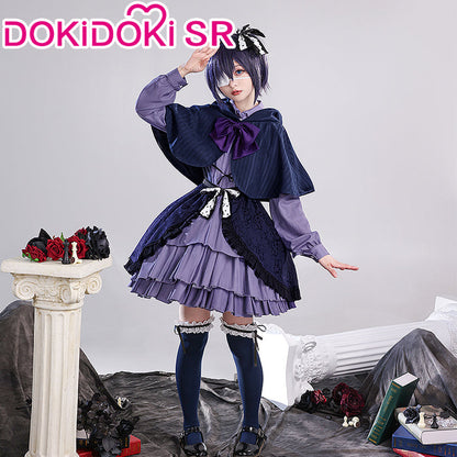 DokiDoki-SR Anime Love, Chunibyo & Other Delusions! Cosplay Takanashi Rikka Costume Date Dress
