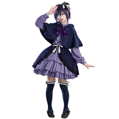 DokiDoki-SR Anime Love, Chunibyo & Other Delusions! Cosplay Takanashi Rikka Costume Date Dress