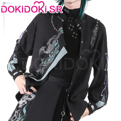 DokiDoki-SR Game Genshin Impact Cosplay Xiao Costume Neo Chinese Style Doujin Casual Wear