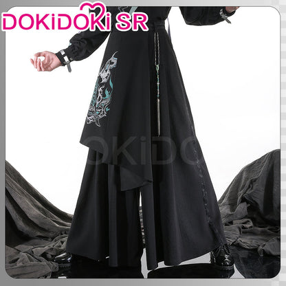 DokiDoki-SR Game Genshin Impact Cosplay Xiao Costume Neo Chinese Style Doujin Casual Wear