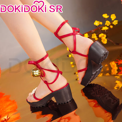 DokiDoki-SR Game Honkai: Star Rail Cosplay Hanabi Costume / Shoes Miss Sparkle