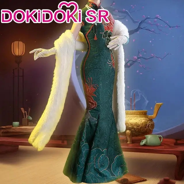Dokidoki-SR Game Identity Ⅴ Cosplay Michiko Cosplay Costume / Wig Geisha Lady Thirteen Idv