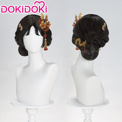 Dokidoki-SR Game Identity Ⅴ Cosplay Michiko Cosplay Costume / Wig Geisha Lady Thirteen Idv