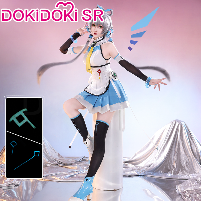 DokiDoki-SR VSINGER Cosplay Luo Tianyi Costume V4 Official Suit Luotianyi