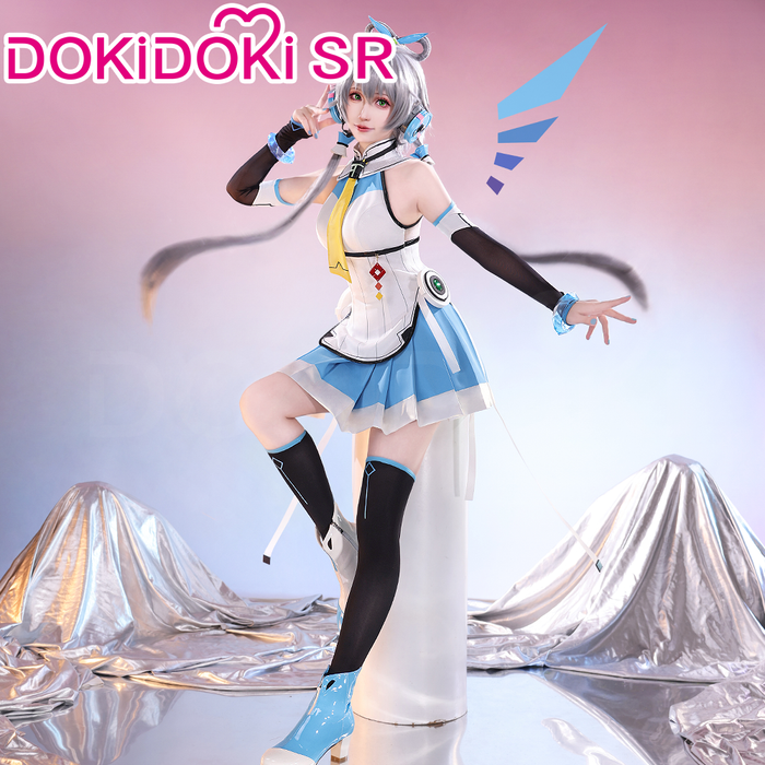 DokiDoki-SR VSINGER Cosplay Luo Tianyi Costume V4 Official Suit Luotianyi