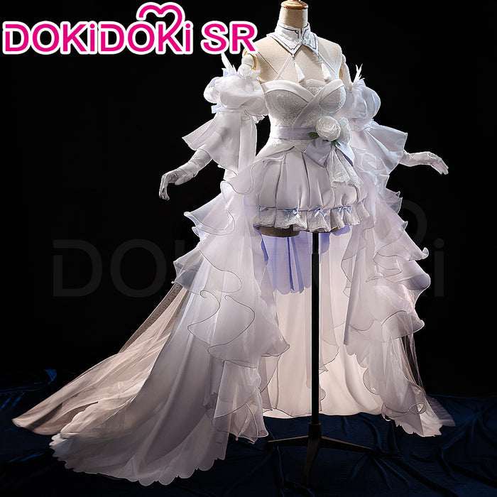 DokiDoki-SR VSINGER Cosplay Luo Tianyi Costume Wedding Dress luotianyi