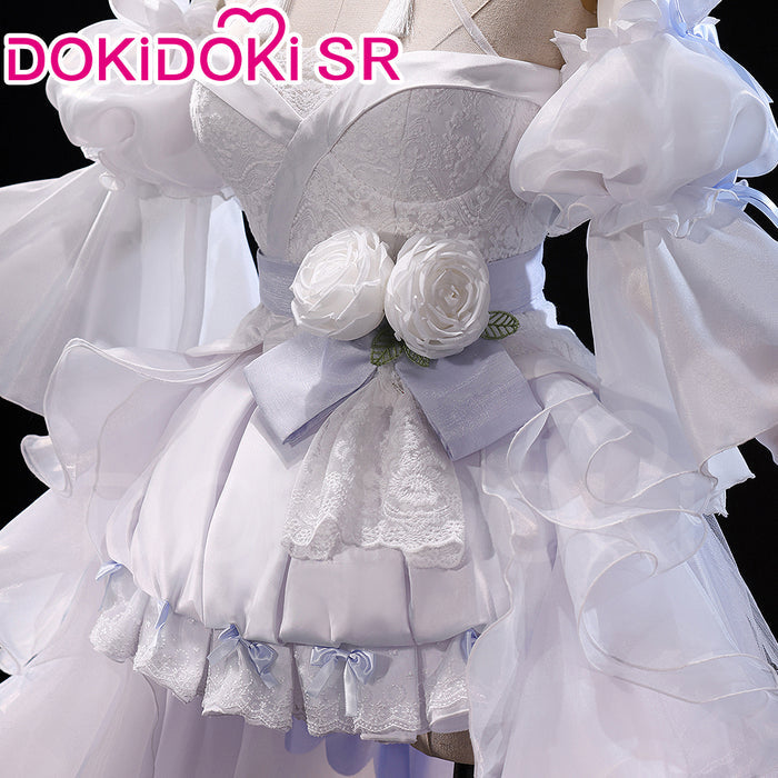 DokiDoki-SR VSINGER Cosplay Luo Tianyi Costume Wedding Dress luotianyi