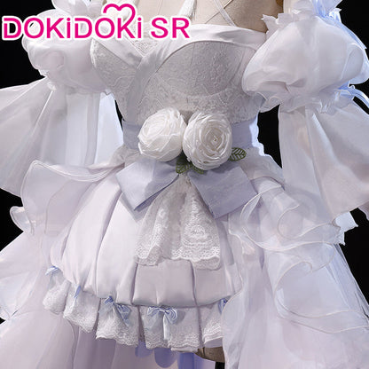 DokiDoki-SR VSINGER Cosplay Luo Tianyi Costume Wedding Dress luotianyi