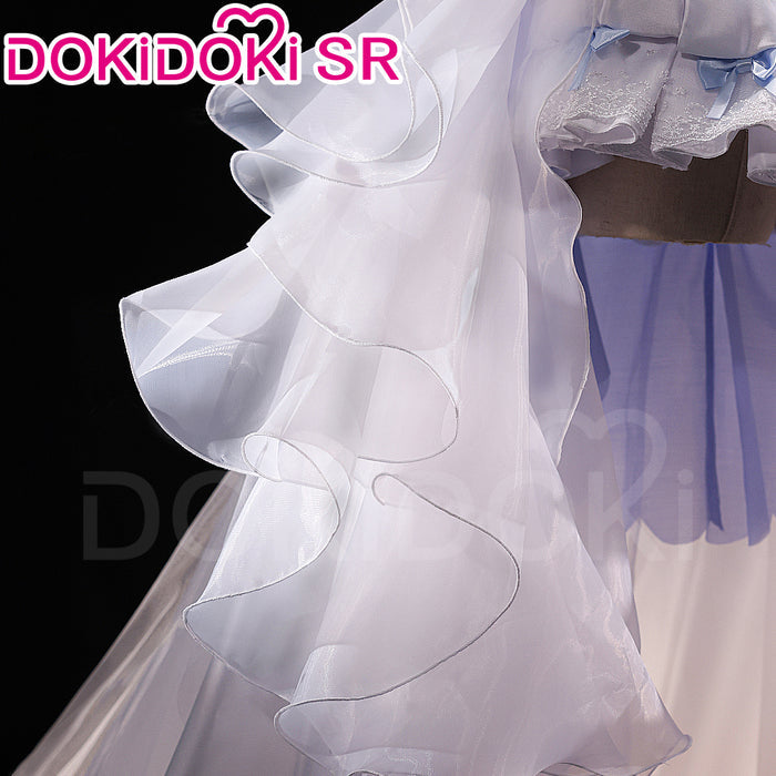 DokiDoki-SR VSINGER Cosplay Luo Tianyi Costume Wedding Dress luotianyi